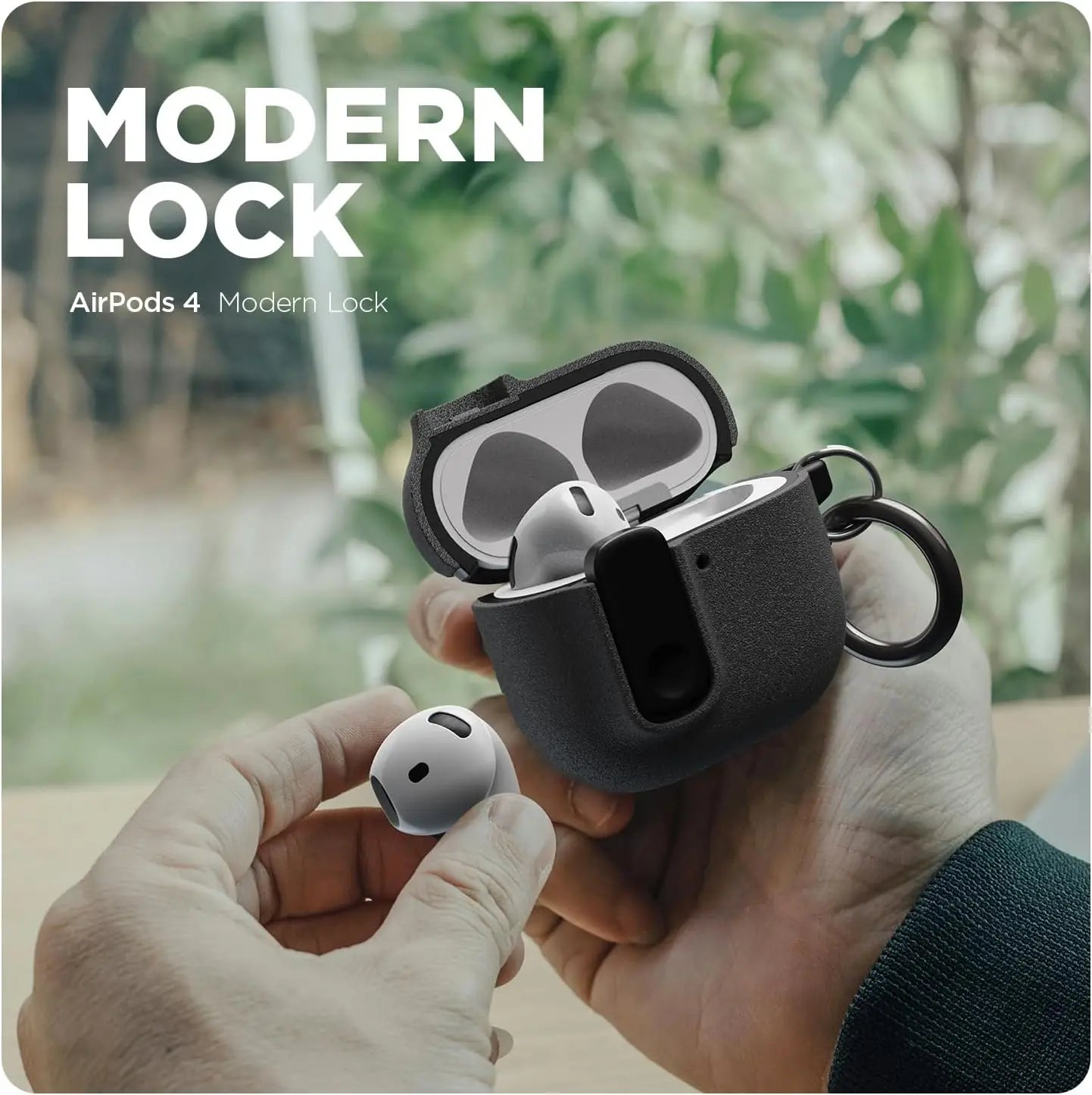 Luxury Shockproof Protective Case for Apple Airpods Pro 2 Airpods 4 & 3 with Hook Carabiner - Premium Earphone Cover Sleeve
