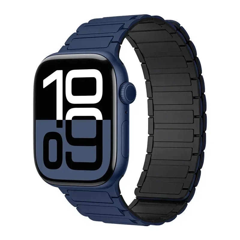 Magnetic Band for Apple Watch Ultra 3 49Mm 46Mm 42Mm 45Mm 44Mm 40Mm 41Mm Silicone Strap Iwatch Series 11 10 9 8 7 6 SE Bracelet