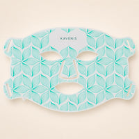 KAVENIS LED mask in Sage Green, flat lay